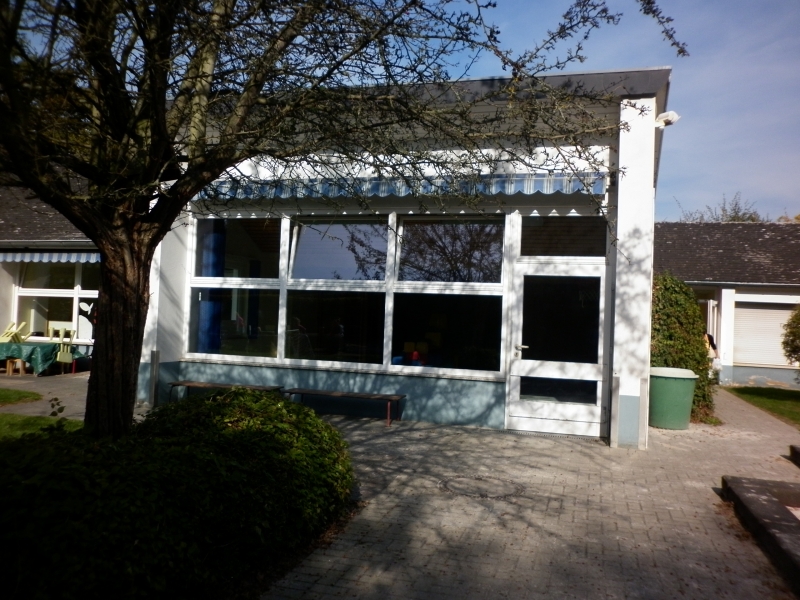 Der Blick auf unsere Turnhalle